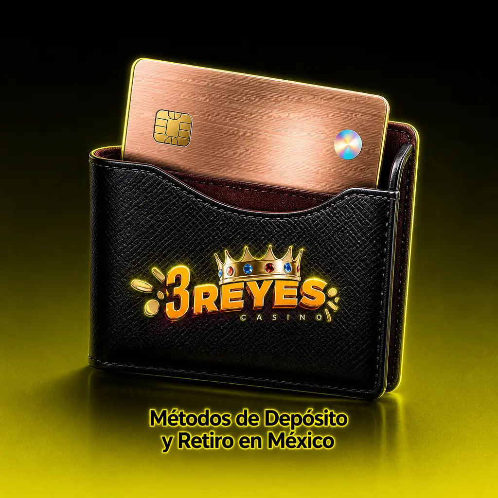 Métodos de depósito y retiro disponibles en 3REYES