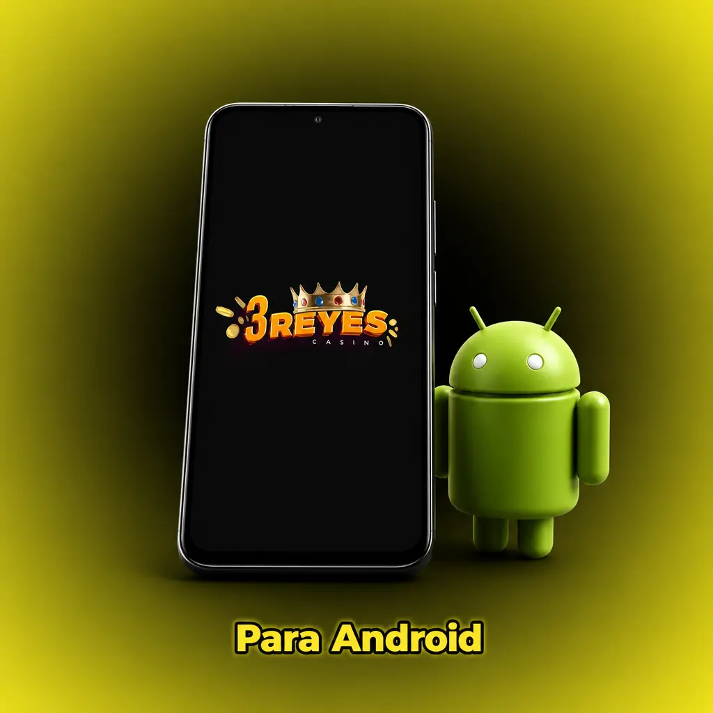 App de 3REYES instalada en un celular Android
