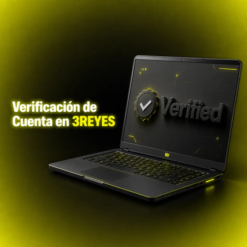 Proceso de verificación de cuenta en 3REYES